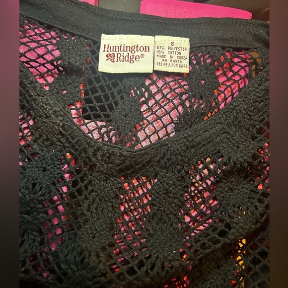 Huntington Ridge black sweater: size small - Picture 3 of 6